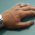 Berbere Chromatic Olive Green lacquer ring