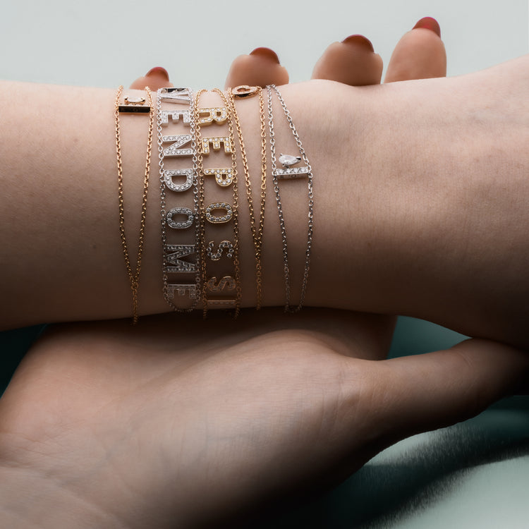 Bracelet Letters Antifer Heart