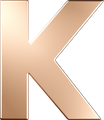 Letters Pink Gold Perso
