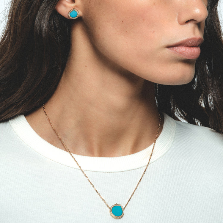 Pendentif Antifer Turquoise