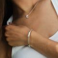 Serti sur Vide bracelet set with 1 diamond
