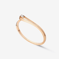 Serti Inversé bracelet set with 1 diamond