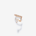 Clip d'oreille Serti sur Vide serti d'1 diamant