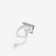 Serti sur Vide earcuff set with 1 diamond