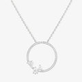 Serti sur Vide pendant set with 3 diamonds