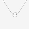 Pendant in white gold 18 carat paved with diamonds