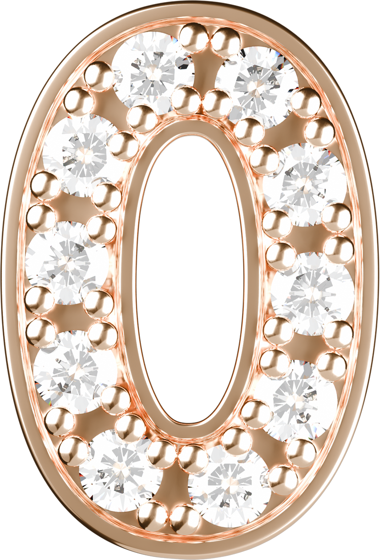 Letters Pink Gold Perso