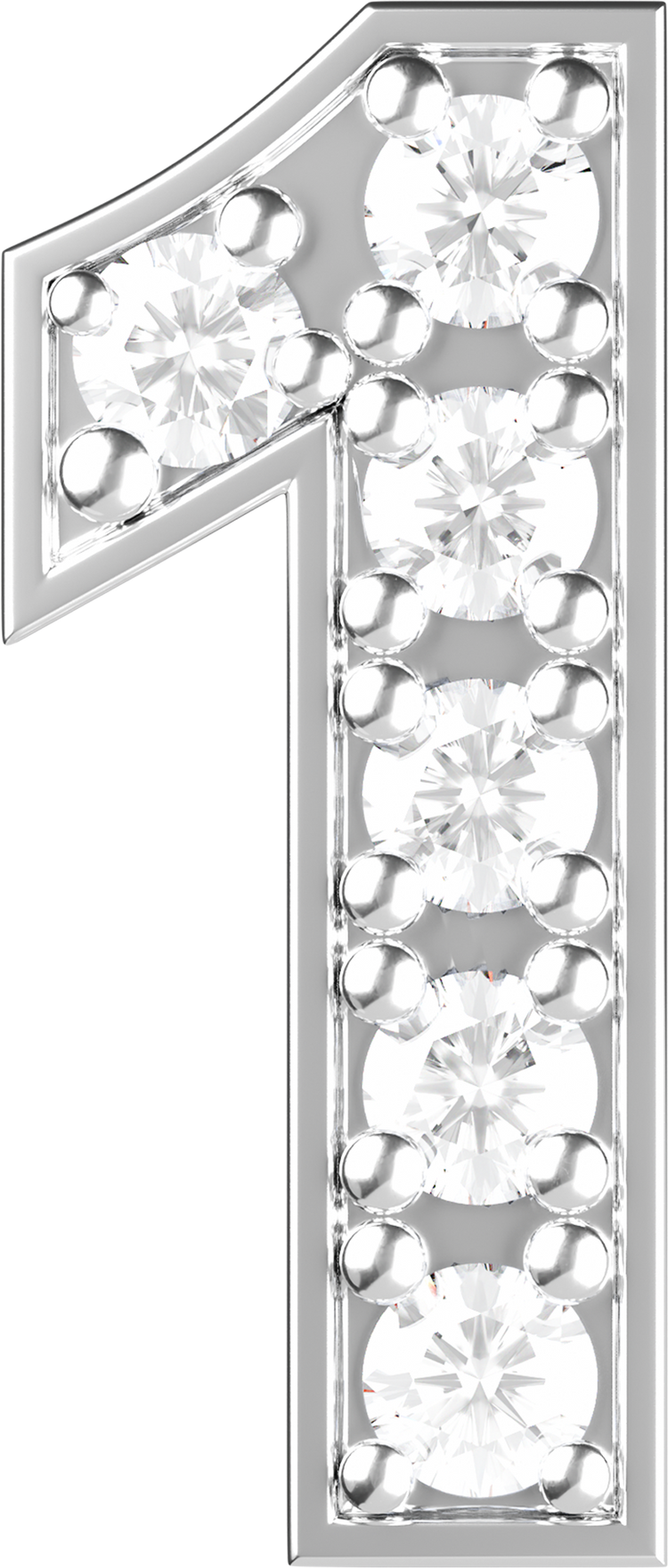 Letters White Gold Perso