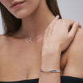 Serti sur Vide bracelet set with 1 diamond