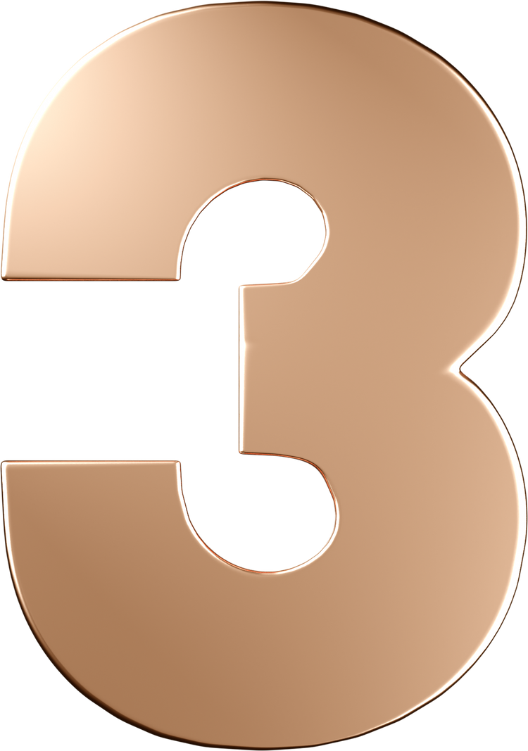 Letters Pink Gold Perso