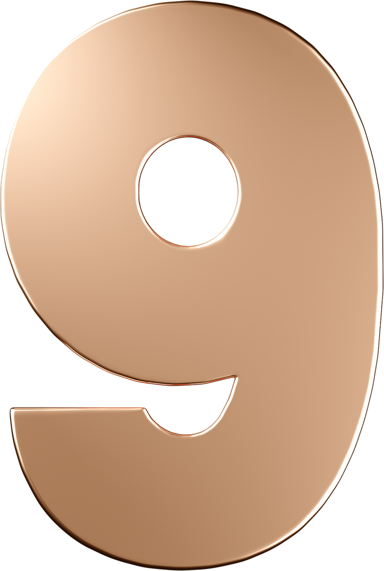 Letters Pink Gold Perso