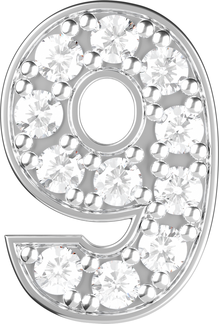 Letters White Gold Perso