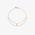 Letters Serti sur Vide bracelet set with 1 diamond