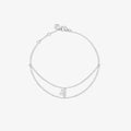 Letters Serti sur Vide bracelet set with 1 diamond