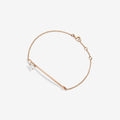 Serti sur Vide Bracelet in pink gold