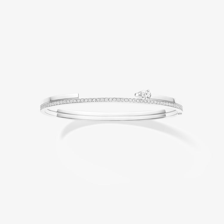 Bracelet Serti sur Vide serti d'1 diamant