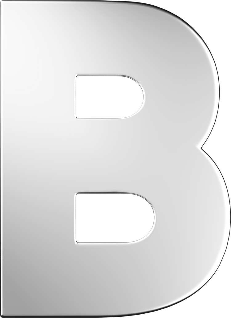 Letters White Gold Perso