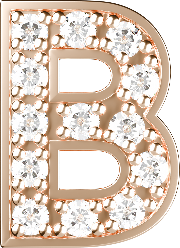 Letters Pink Gold Perso