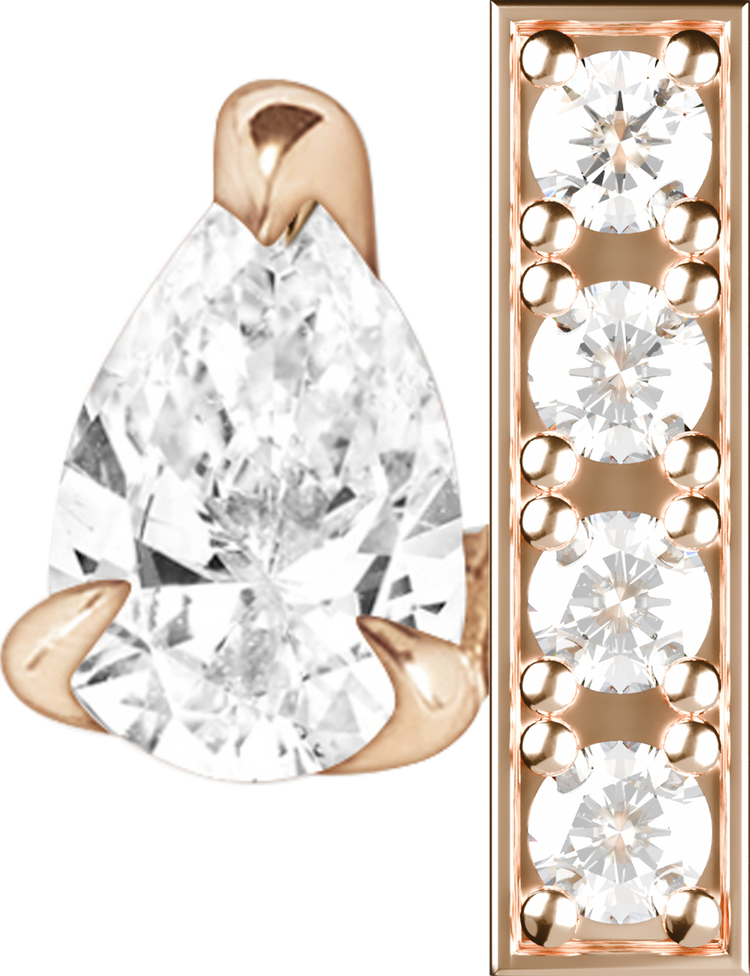 Letters Pink Gold Perso