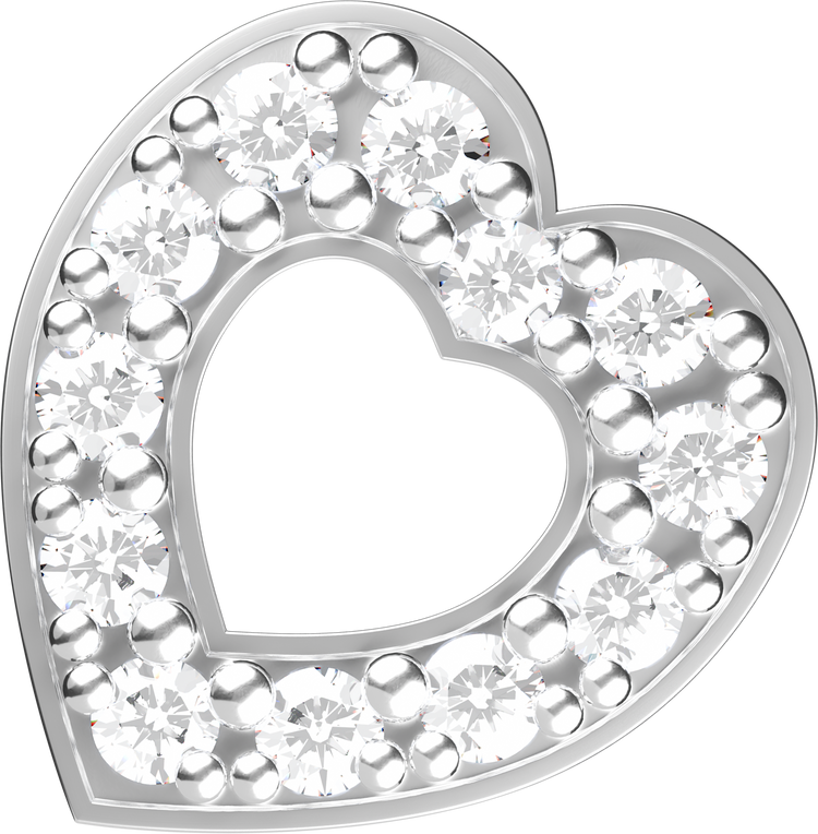 Letters White Gold Perso