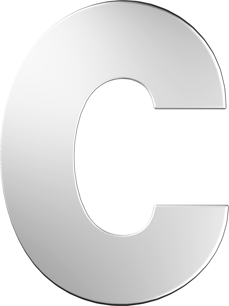 Letters White Gold Perso