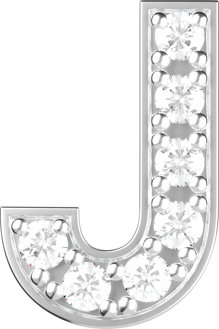 Letters White Gold Perso
