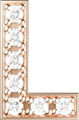 Letters Pink Gold Perso