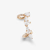 Serti sur Vide earcuff set with 6 diamonds