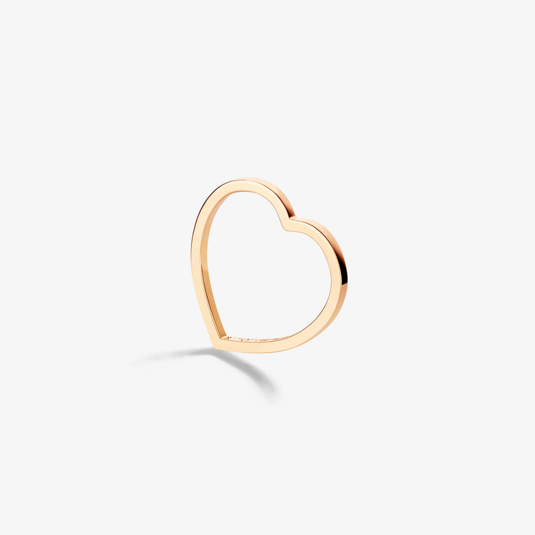 Antifer Heart ring in pink gold