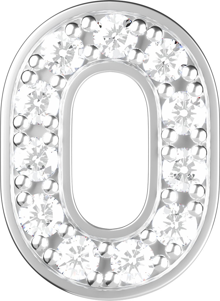 Letters White Gold Perso