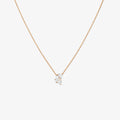 Serti sur Vide pendant set with 3 diamonds