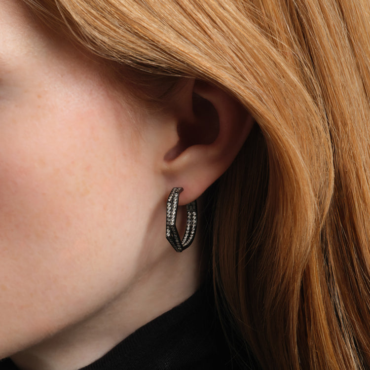 Antifer 2-row hoop earring M