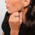 Berbere double 2-row ring