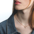 Serti sur Vide pendant set with 3 diamonds