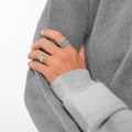 Berbere Chromatic Vendôme edition Blue lacquer ring