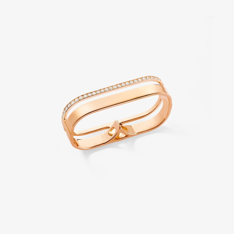 Berbere double 2-row ring
