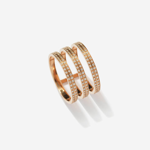 Berbere 3-row ring