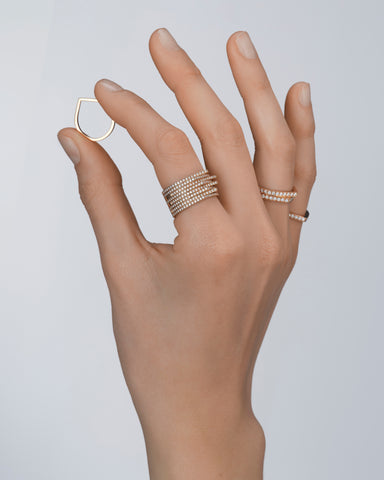 Antifer 2-row ring
