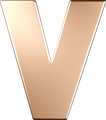 Letters Pink Gold Perso