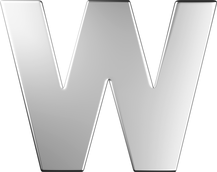 Letters White Gold Perso