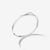 Bangle in white gold 18 carats