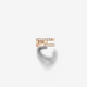 earuff 18-carat pink gold paved with diamonds