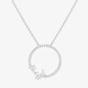 Serti sur Vide pendant set with 3 diamonds