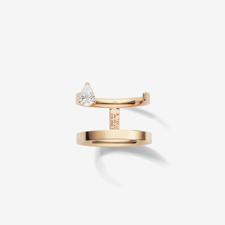 Bague Serti sur Vide sertie d'1 diamant